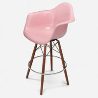 Walnut - Black Wire Pink