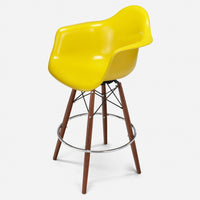 Walnut - Black Wire Sunflower Yellow