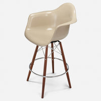 Walnut - Chrome Wire Oatmeal