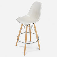 Maple - Chrome Wire White