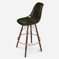 Walnut - Chrome Wire Army Green