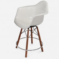 Walnut - Black Wire White