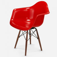 Walnut - Black Wire Red