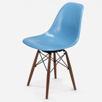 Walnut - Black Wire Baby Blue