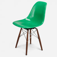 Walnut - Chrome Wire Grass Green