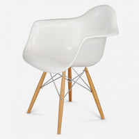 Maple - Chrome Wire White