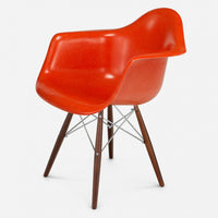 Walnut - Chrome Wire Orange