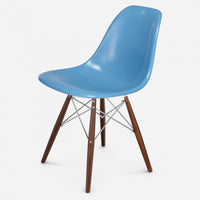 Walnut - Chrome Wire Baby Blue