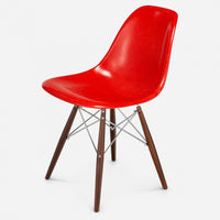 Walnut - Chrome Wire Red