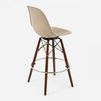 Walnut - Black Wire Oatmeal