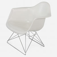 Low Rod Chrome Base White