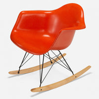 Maple Rocker - Black Wire Orange