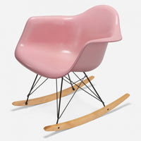 Maple Rocker - Black Wire Pink
