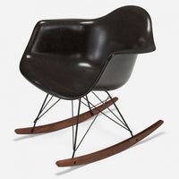 Walnut Rocker - Black Wire Charcoal