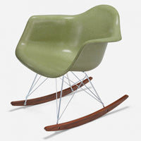 Walnut Rocker - Zinc Wire Celery