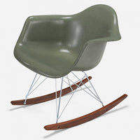 Walnut Rocker - Zinc Wire Moss