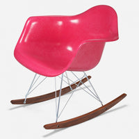 Walnut Rocker - Zinc Wire PSA Magenta