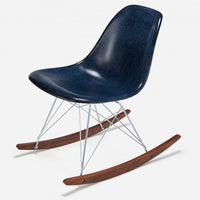 Walnut Rocker - Zinc Wire Indigo