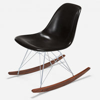 Walnut Rocker - Zinc Wire Jet Black