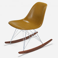 Walnut Rocker - Zinc Wire Mustard 