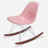 Walnut Rocker - Zinc Wire Pink 