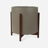 Ceramic Pebble Wood Stand