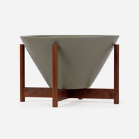 Ceramic Pebble Wood Stand