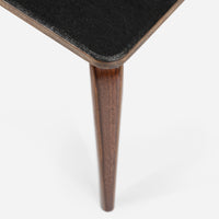 Walnut Veneer Jet Black