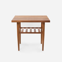 Case Study® Solid Wood End Table with Straight Edge