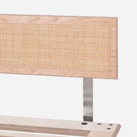 Case Study® V-Leg Bed with Cane Headboard & Lief® Mattress Bundle